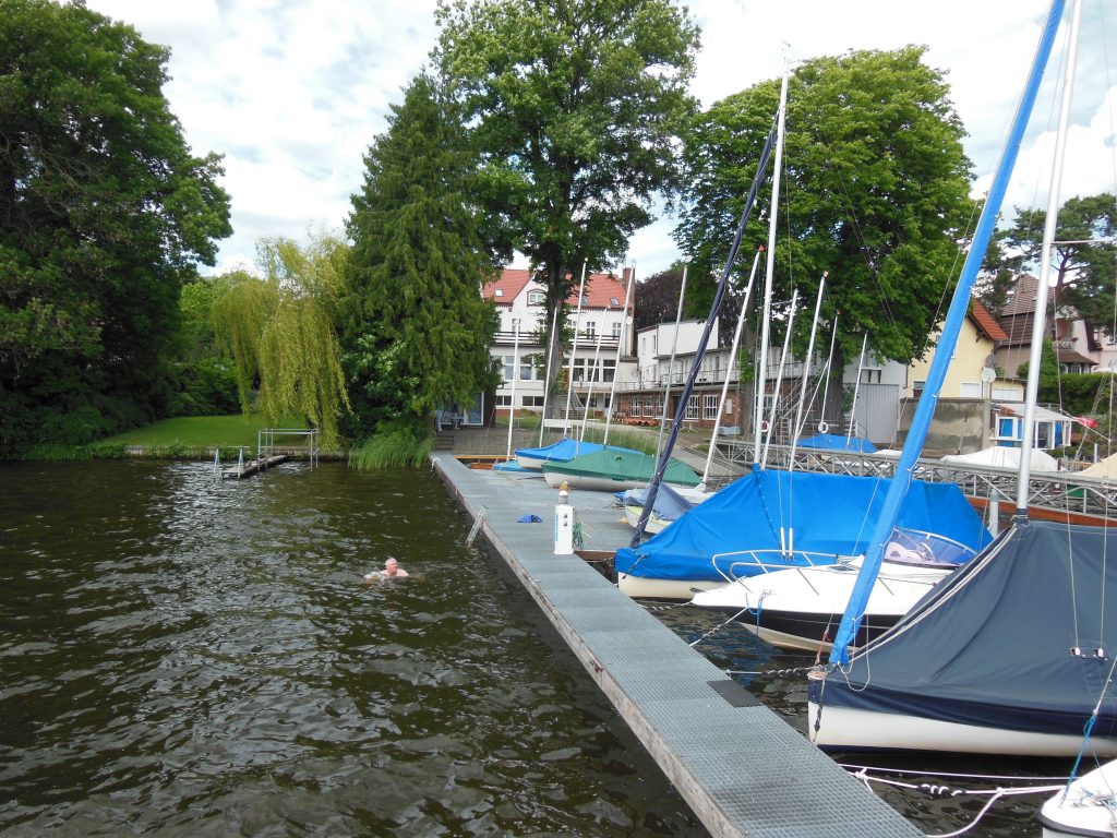 Klaus im Wasser