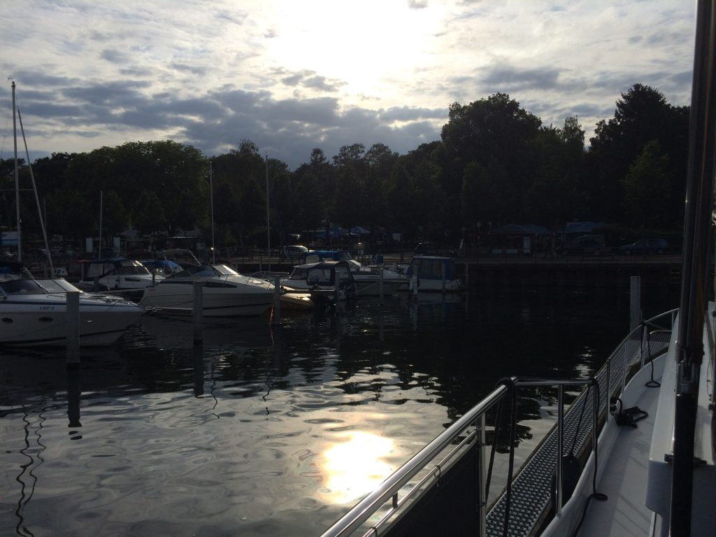 Abendstimmung nach Starkregen in Kladow